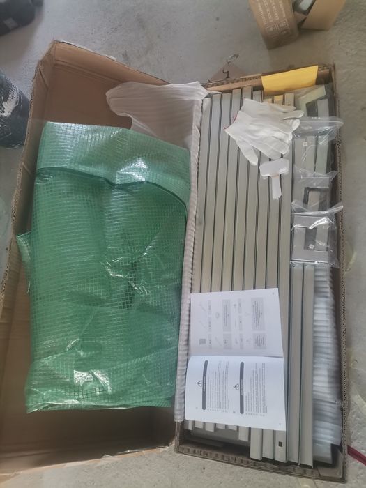 външна оранжерия Правоъгълна кутия за сеялки Комплект градинско повдиг