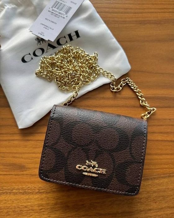 мини сумка coach