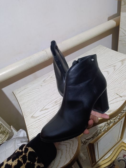 Натуральный коженный сапог