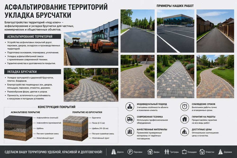 Асфальтирование дорог