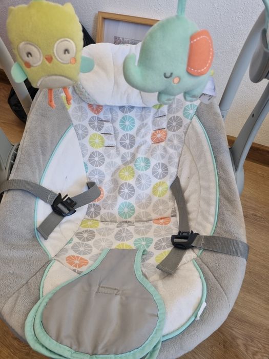 Бебешка люлка, InGenuity, многоцветна, компактен размер