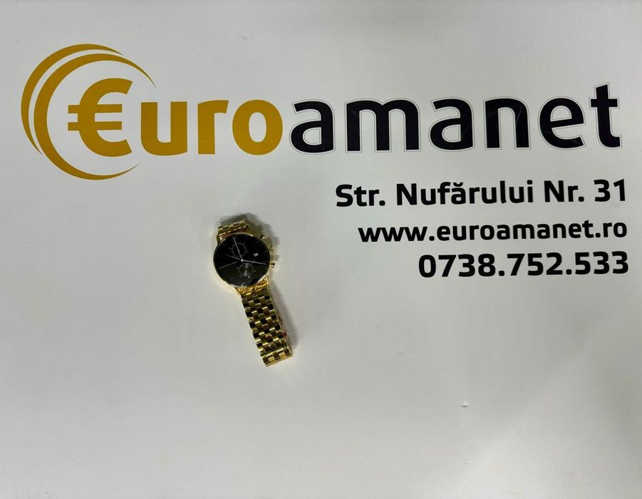 Ceas Kapten&Son Chrono Gold Black Steel -N-