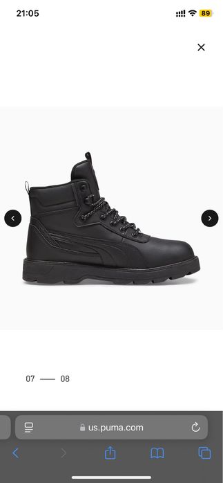 Ботинки новые зимние Puma