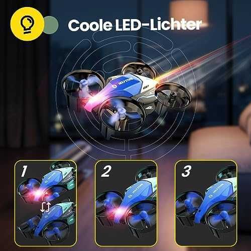 Holy Stone HS210F Мини дрон 2в1 с Land Mode (Син)