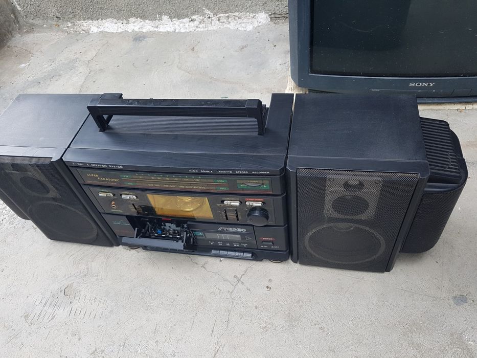 Radiocass dublu cu orgă lumini