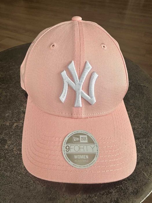 Нова. New Era Шапка с козирка Розова - Размер One Size