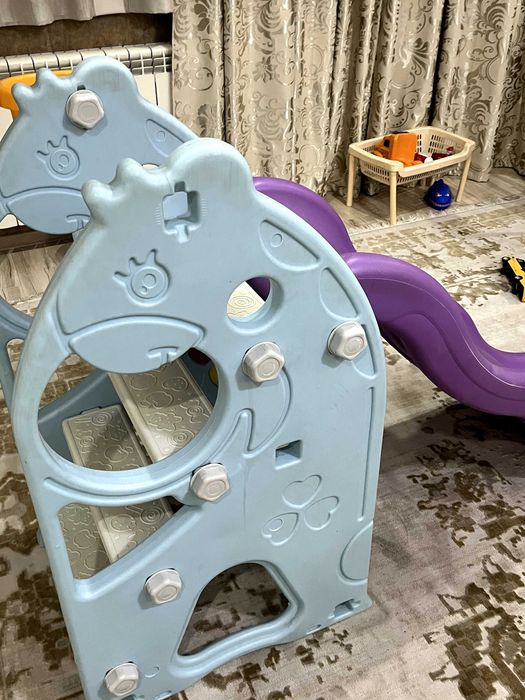 Детская горка. Фиолетовая
