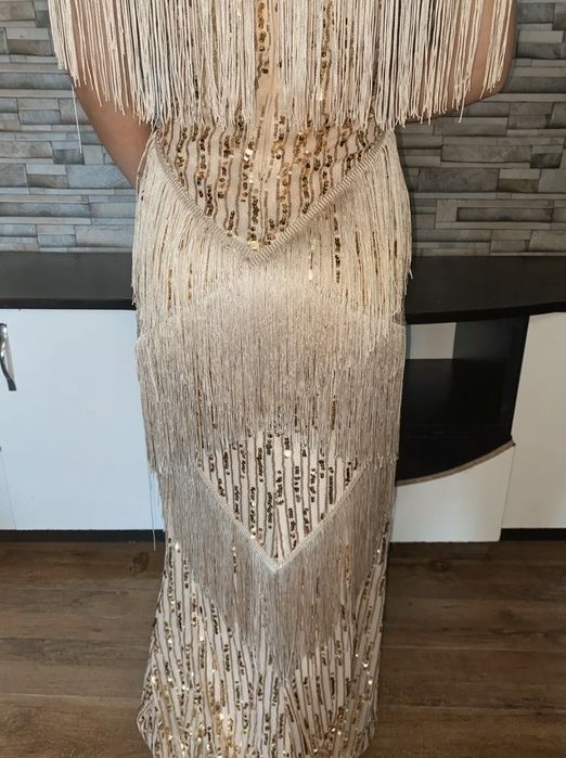 Rochie aurie ocazie