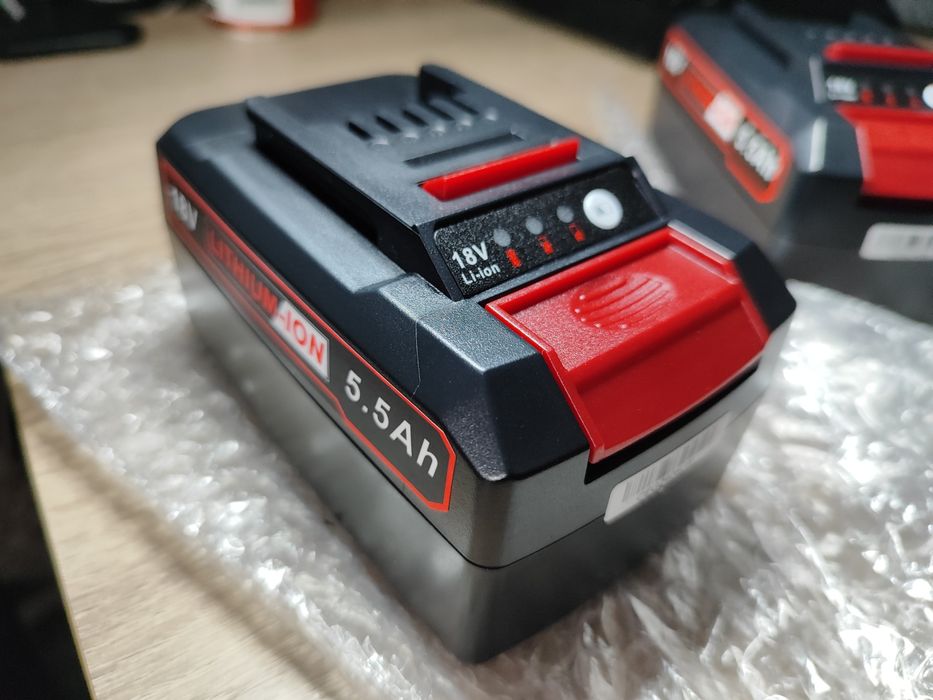ПРОМО !  Einhell 2 бр Комплект 18 V 5.5 Ah акумулаторни батерии !