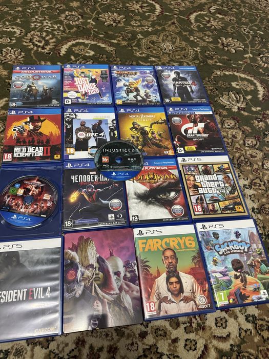(PS4) (PS5) игры GTA 5 Tekken God Of War RDR2