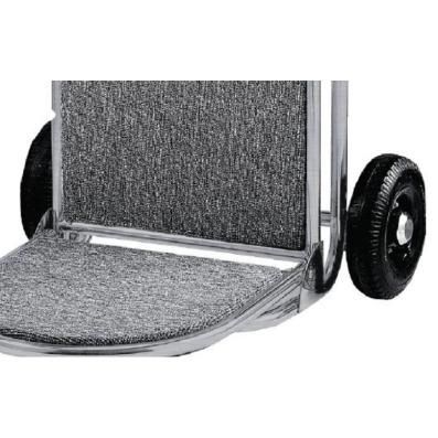 Товарна количка от полирана стомана, идеална за хотели и къщи за гости