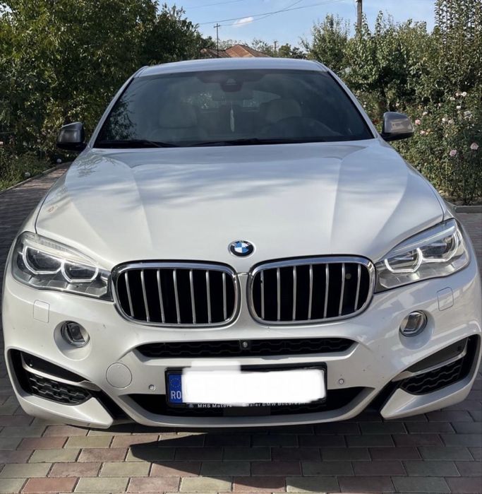 Bara fata completa BMW x6 f16 cu 6 senzori / camera si distronic / ALB / impecabila / completa
