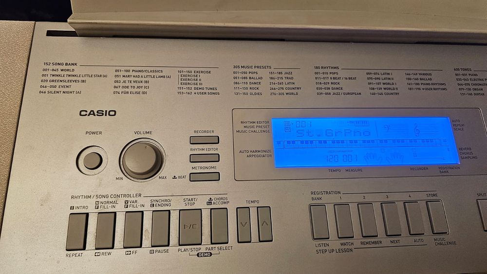 Синтезатор Casio wk-225 76 клавиш