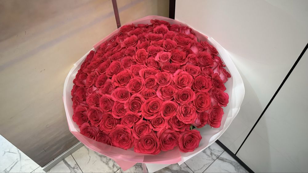 Букет роз 101 шт