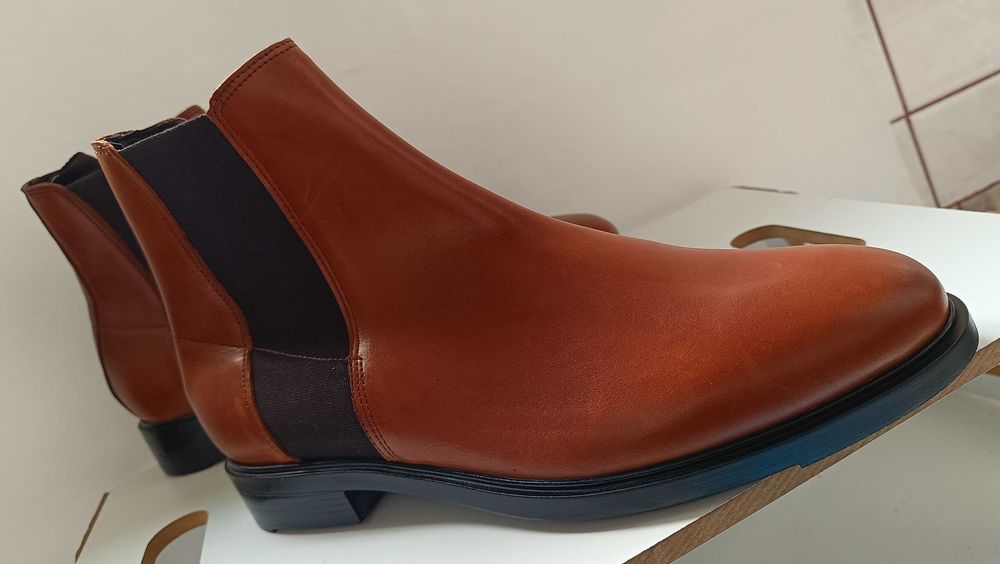 Ghete chelsea 43 plain toe Shoe The Bear NOI piele naturala moale