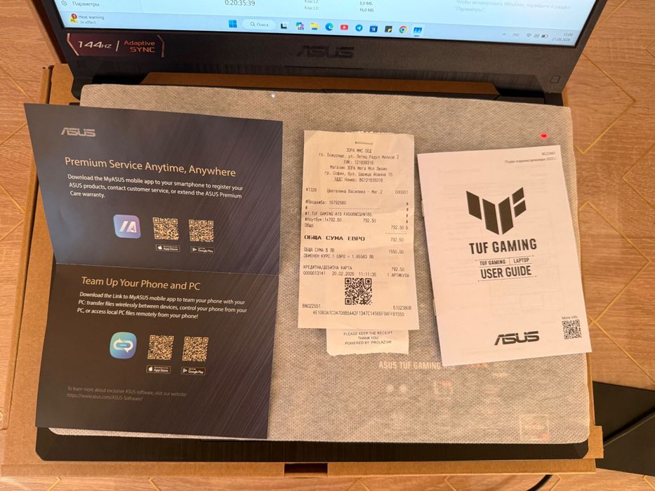 ASUS TUF Gaming A15 FA506NCG Ryzen 7 RTX 3050