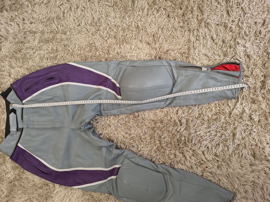Costum moto, dama  din piele mărimea S-M
