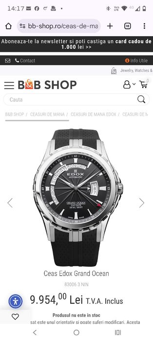 Ceas Edox Grand Ocean