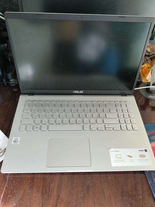 Ноутбук Asus, серебристый