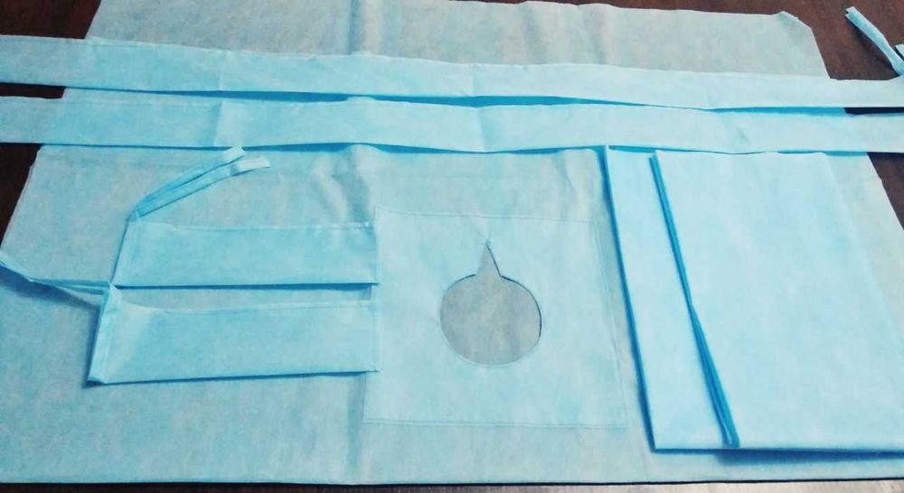 Одноразовые медицинские халаты