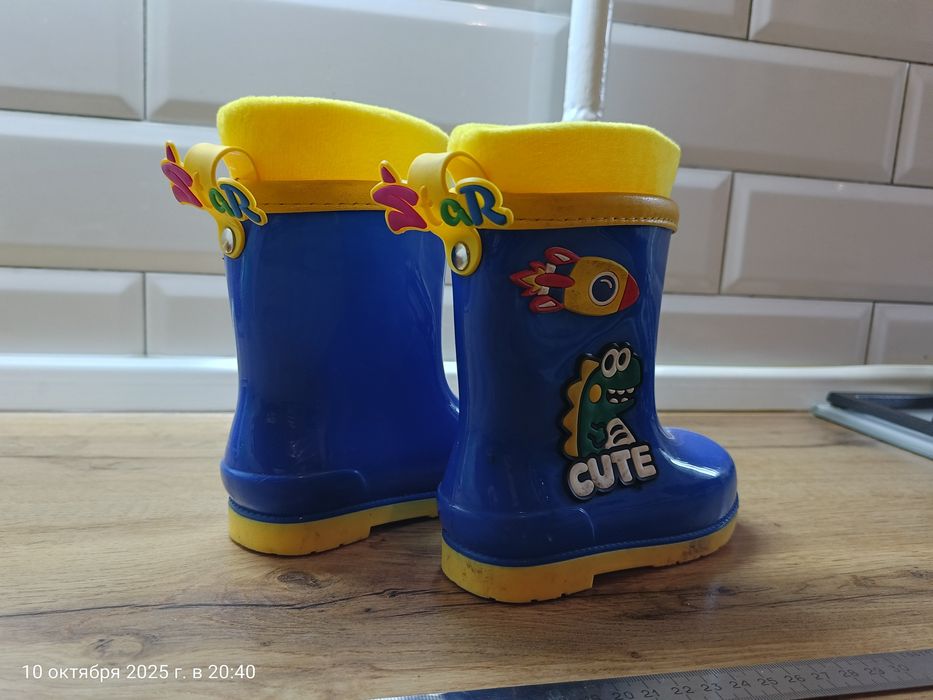 Детские резиновые сапоги 16см