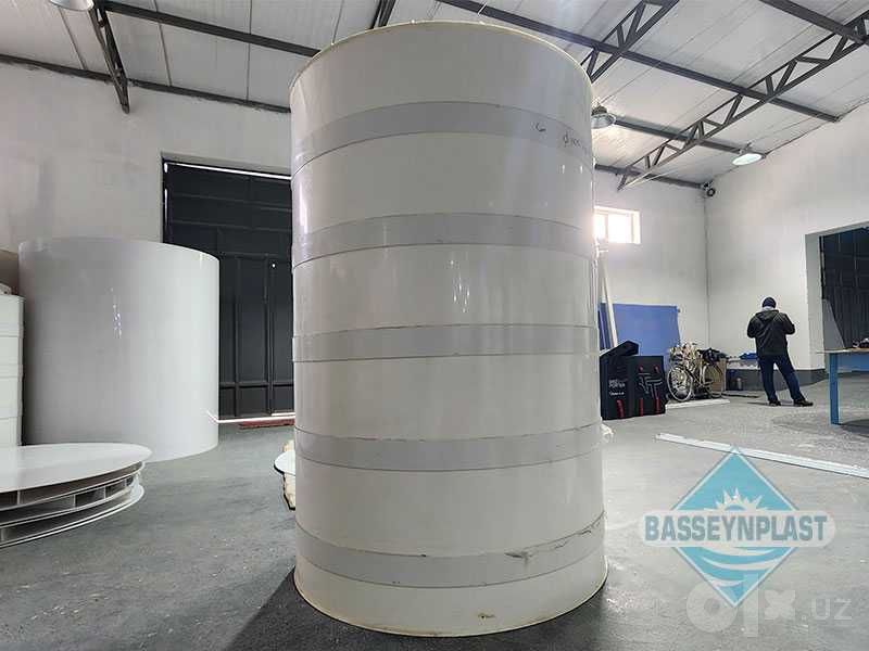 Suv uchun 3000 litr plastik polipropilen eko-sig'im, Koreya xom-ashyo