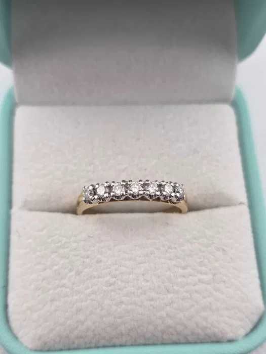 Inel Aur 18 k cu Diamante naturale 0,49 ct