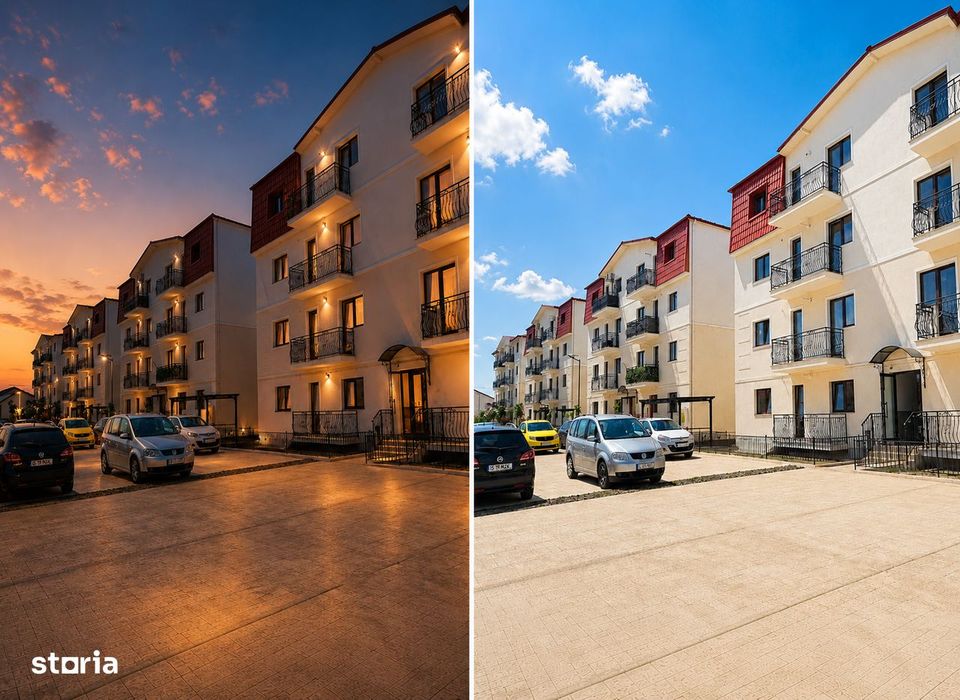 2 Camere + Grădină 35mp | Parcare inclusa | Încălzire în Pardoseală