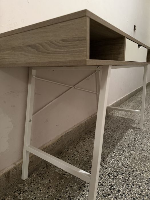 JYSK Бюро ABBETVED д120xш48 см цвят светъл дъб/бяло | Desk