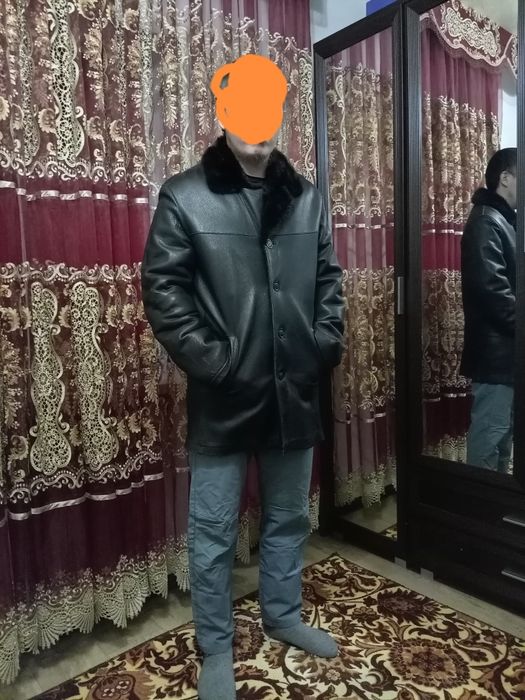 Дублёнку кожаная