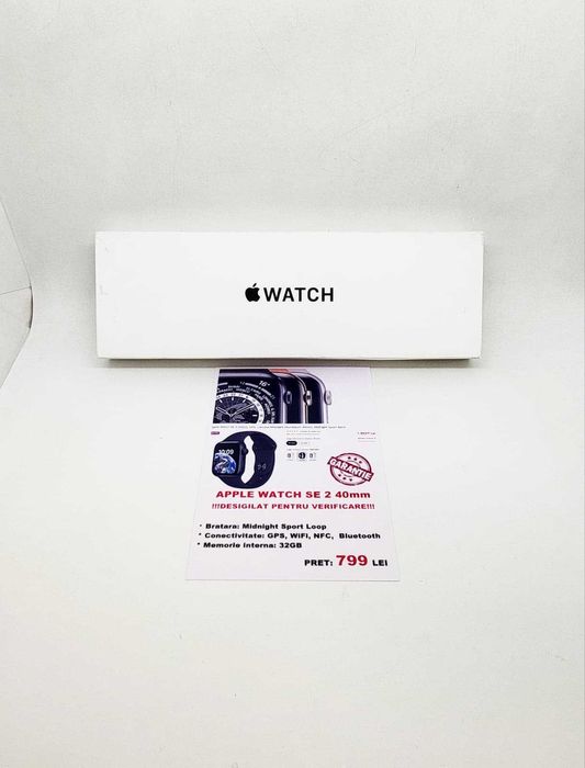***STAR*** Shop: Apple Watch SE 2 40mm - DESIGILAT PENTRU VERIFICARE!!