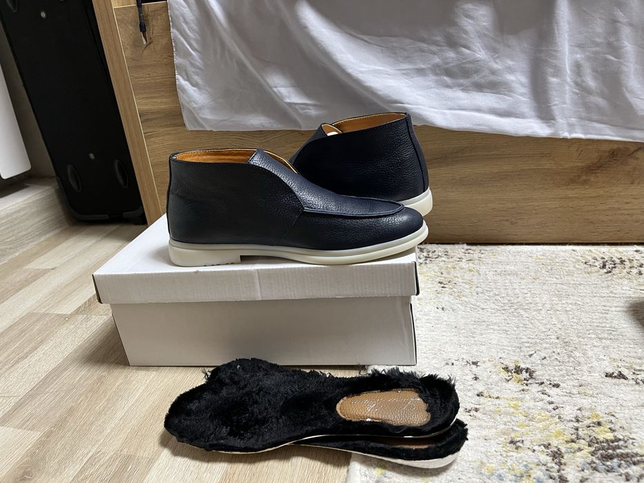 Loro Piana кожаные мокасины