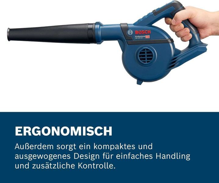 Акумулаторна Духалка Въздуходувка Bosch GBL 18V-120, 06019F5100, Без Батерия и Зарядно, 2 години Гаранция, Нова