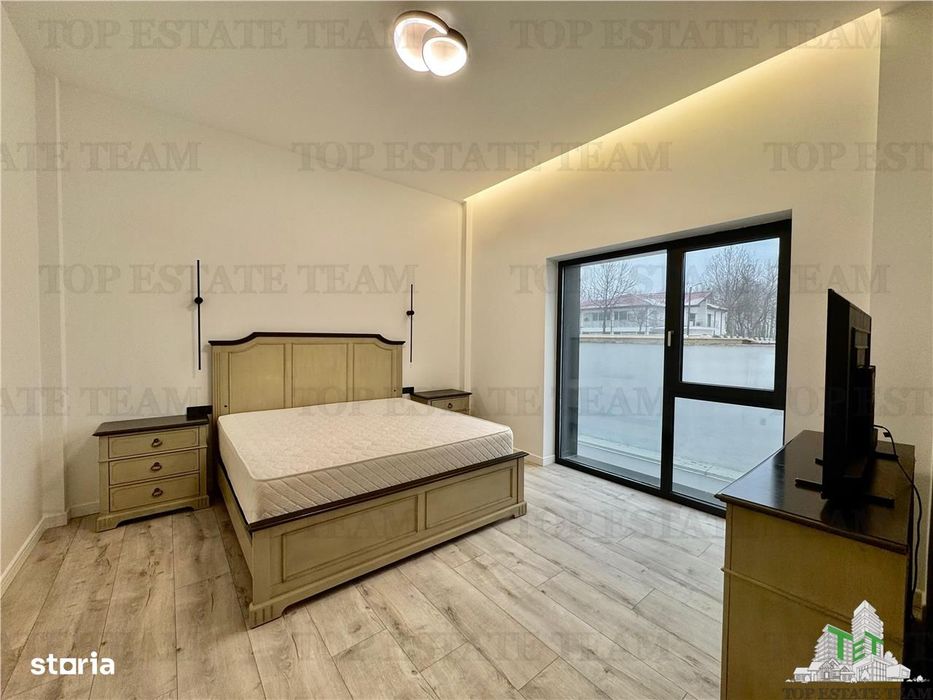 Apartament de inchiriat cu 3 camere + gradina in Pipera  Scoala Americ