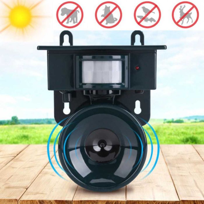 Ултразвуков соларен птицегон гони мишки кучета диви животни гълъби мощ