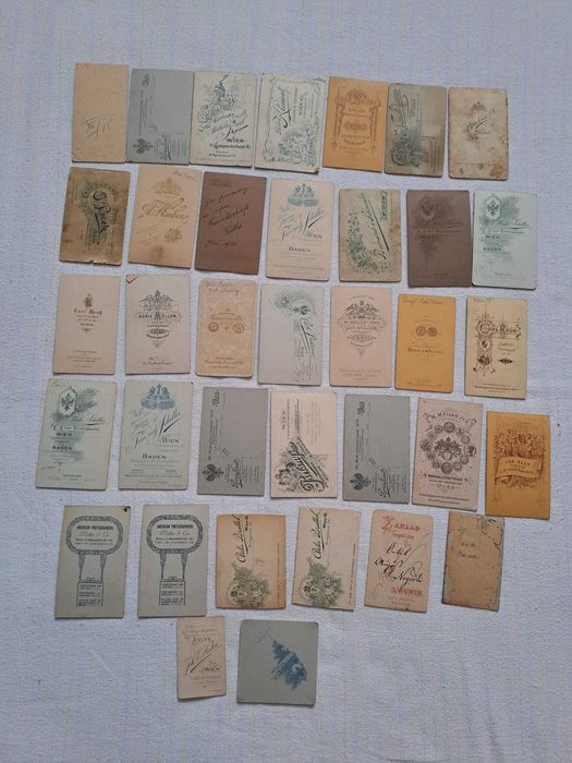 fotografii pe carton tip cdv 11/6,5 cm vechi