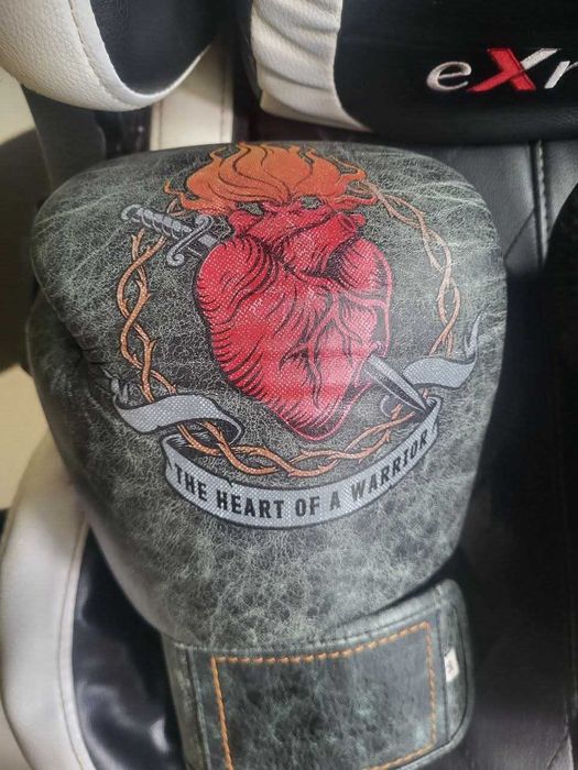 Боксови ръкавици - Fairtex Thai boxing gloves The Heart of Warrior + Kaska Venum , Ne izpolzvani pochti
