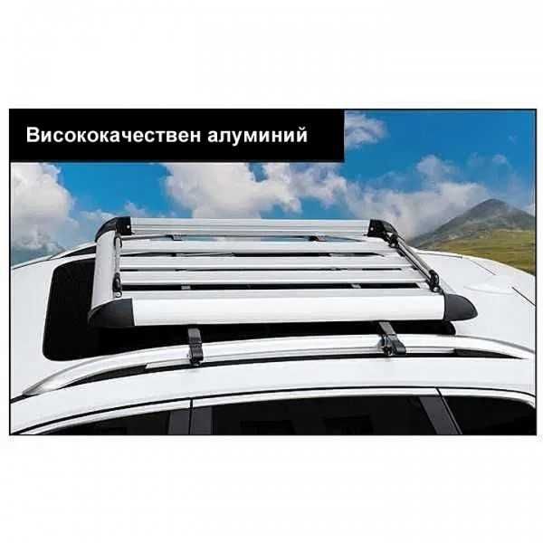 Багажник за таван Automat, Тип скара, До 75кг, RB512, Алумин, Сив