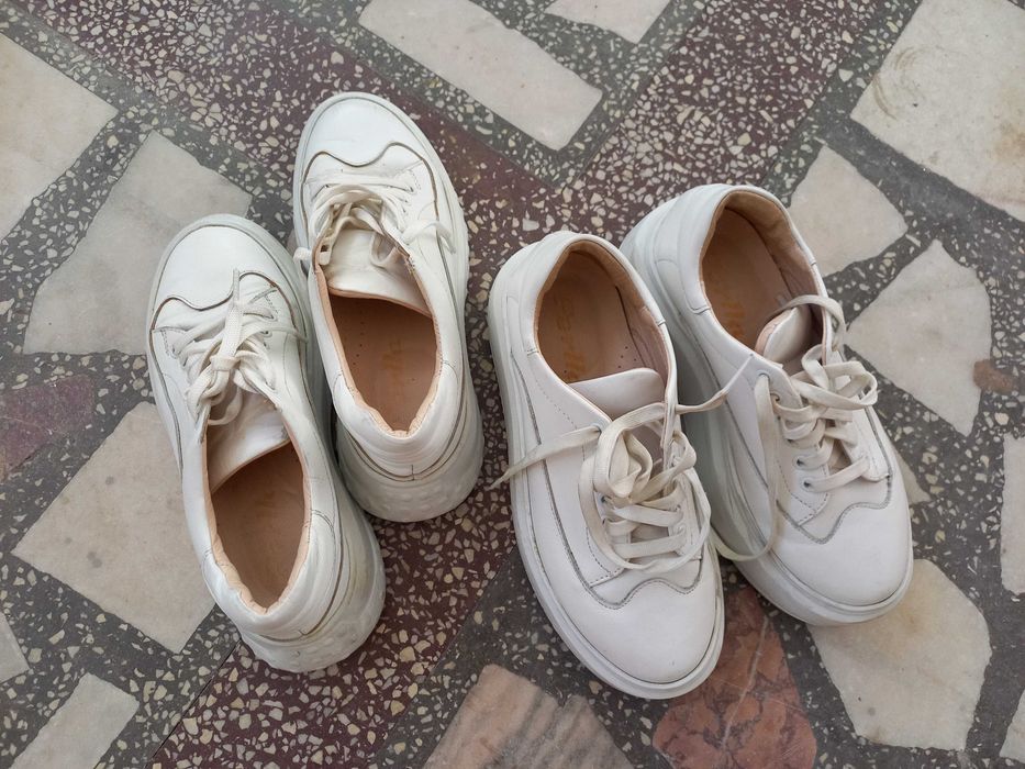 Adidașii/ Pantofi sport din piele