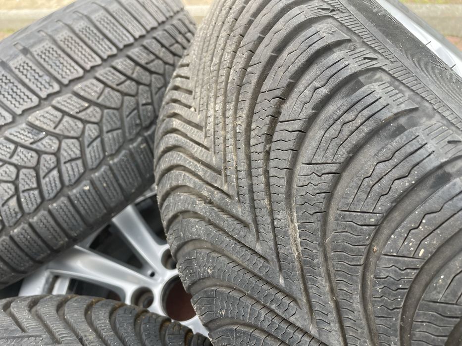 Jante bmw r17 f10 f11 225 55 17 michelin alpin5  6 mm