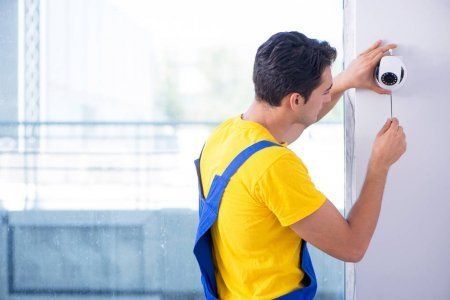 Установка системы видеонаблюдения