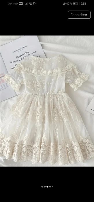 Rochie fetiță dantela