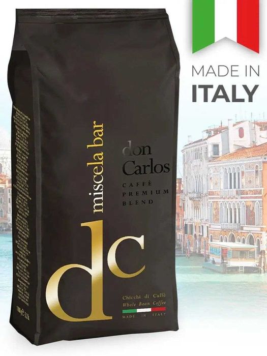 Кофе в зернах "Don Carlos".  Kofe "Don Carlos" donli kofesi.
