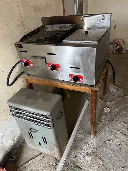 газова скара плюс фритюрник