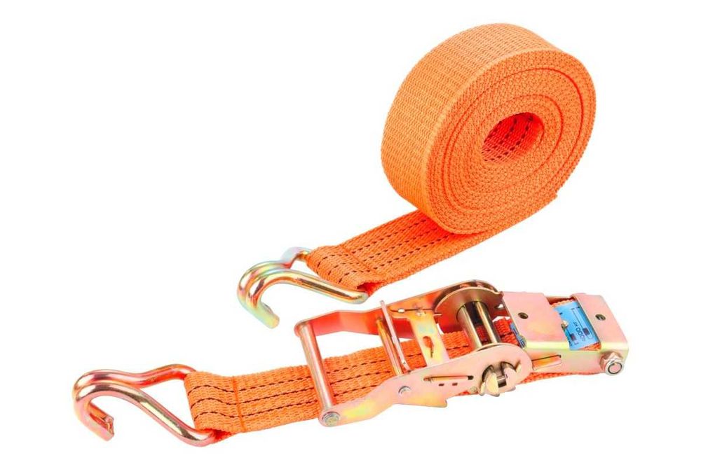 Стяжные ремни для крепления груза, Ширина 50 мм, с храповым механизмом