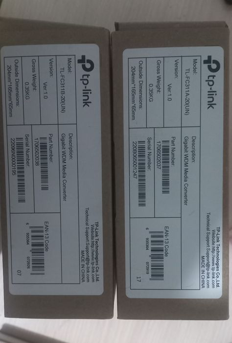 Tp-Link Gigabit WDM Media Converter