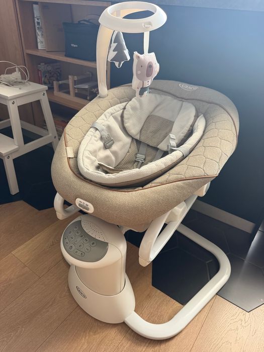 Graco All Ways Soother Stargazer – електрическа музикална люлка/шезлонг 2 в 1 до 9 кг