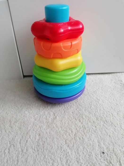 Детска образователна игра – кула с рингове, 6 части