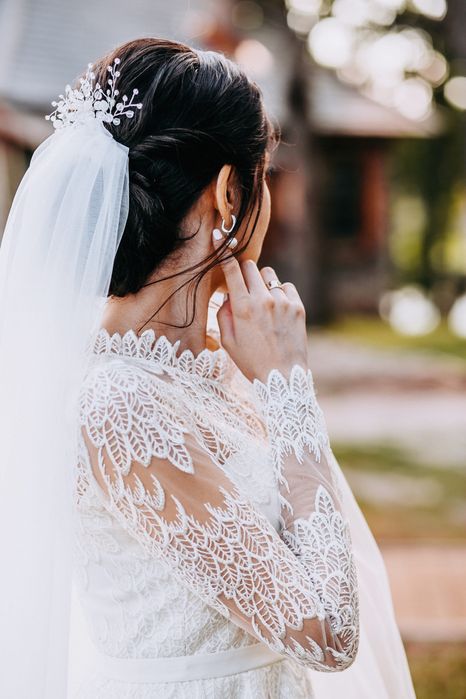 Свадебное платье от московского дизайнера