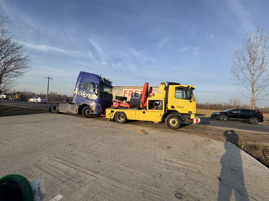 Tractari Auto Camioane Dube Servicii Macara Platforma Auto Non Stop